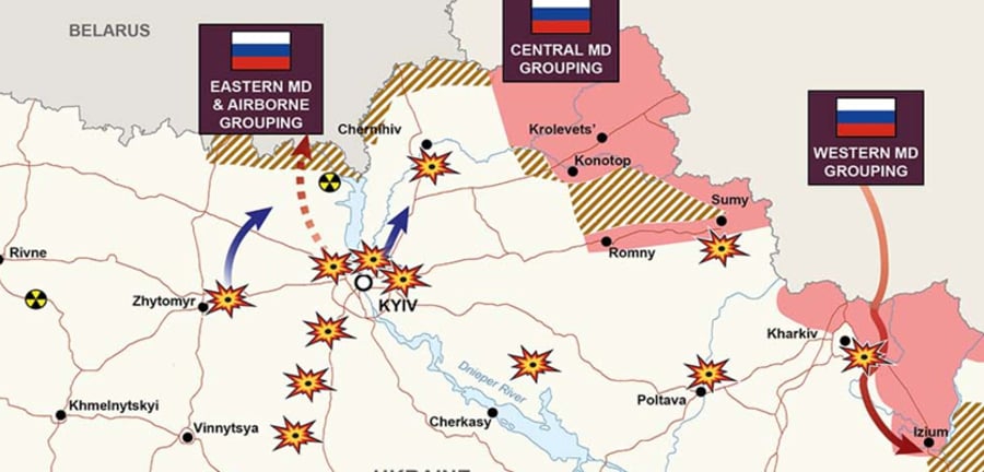 רוסיה מנסה לנצח במזרח אחרי תבוסה בקייב •  תמונת מצב