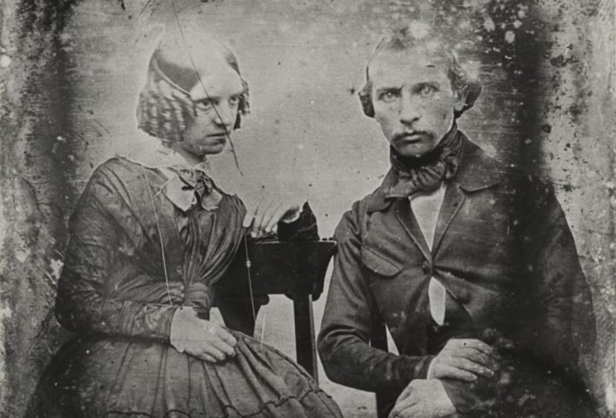 קרל ואמילי וובר, בסביבות 1850