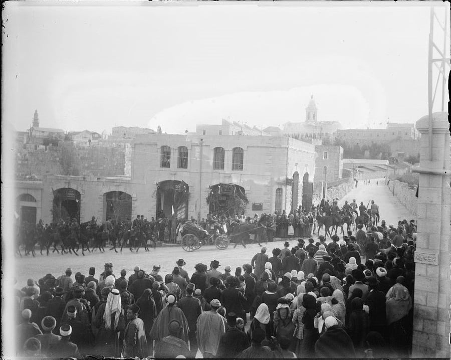 מפקדים בכירים בצבא טורקיה מבקרים בירושלים, 1917