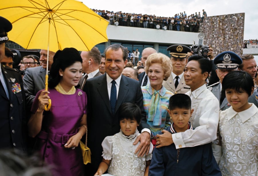 שמר על קשר תמידי עם המערב - בתמונה: עם נשיא ארה"ב ניקסון