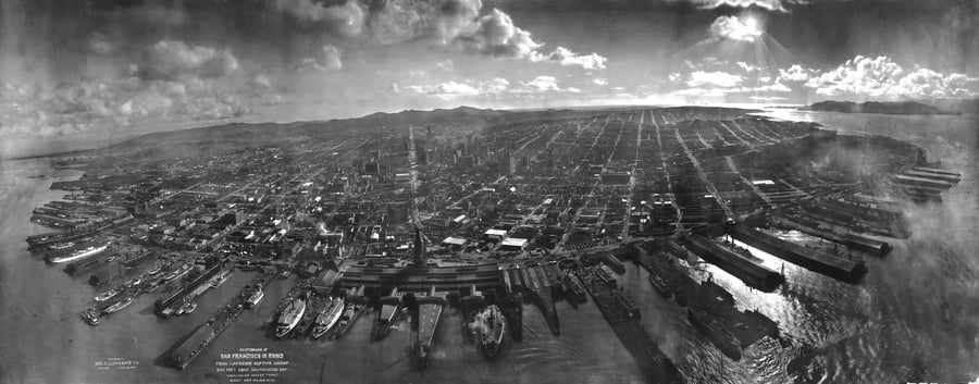 1906, ארה"ב: תיעוד עגום של העיר סן פרנסיסקו