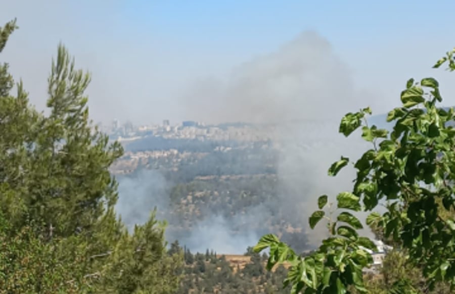 השריפה בהרי ירושלים