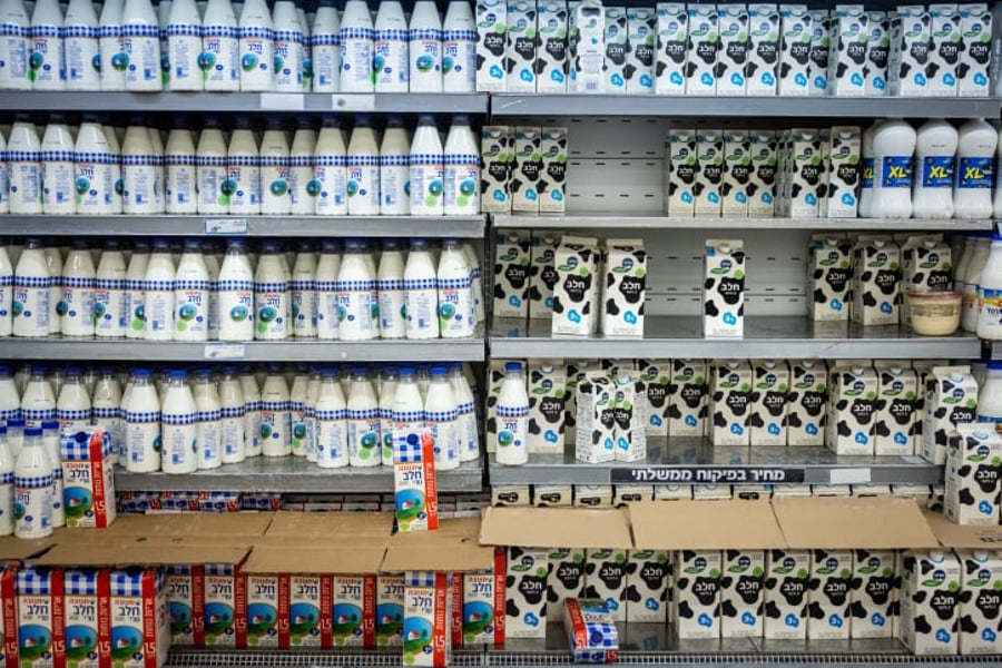 השרים מתגאים: מחירי החלב יזנקו ב-4.9%