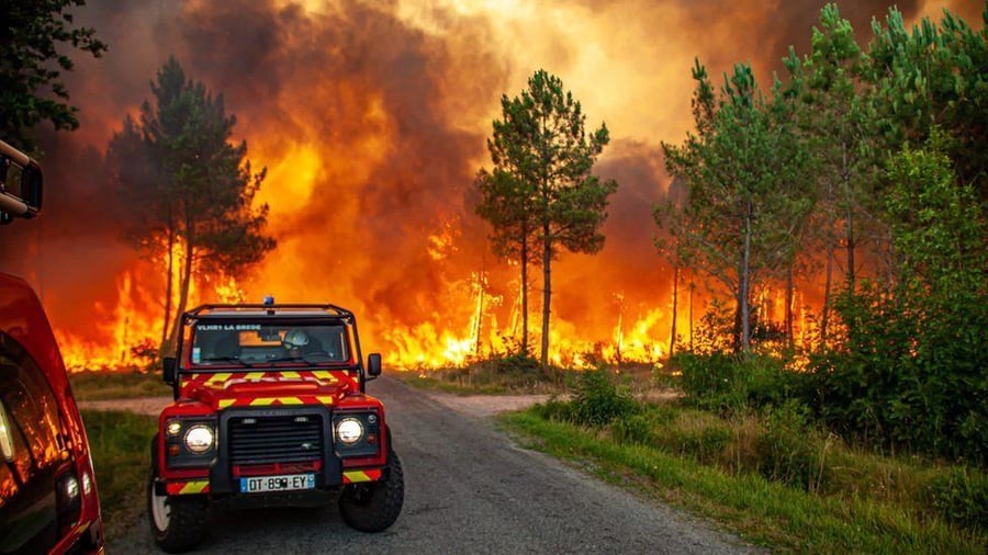 שריפות בפורטוגל, ספרד וצרפת כשאירופה שוברת שיאי חום