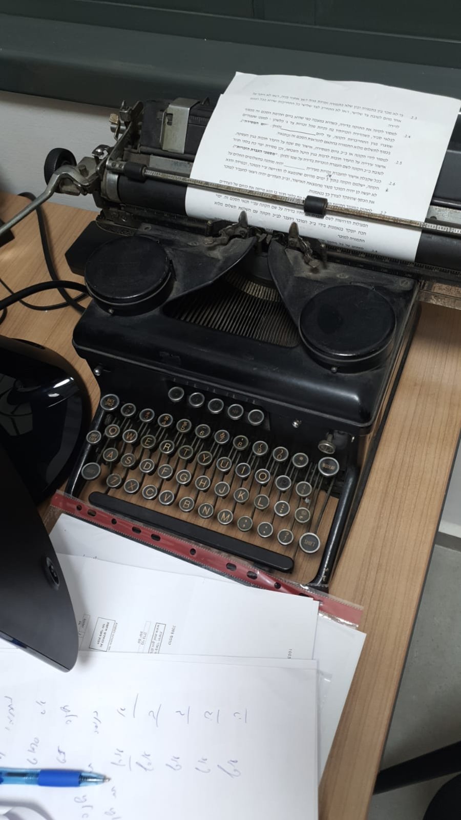מכונת כתיבה של פעם