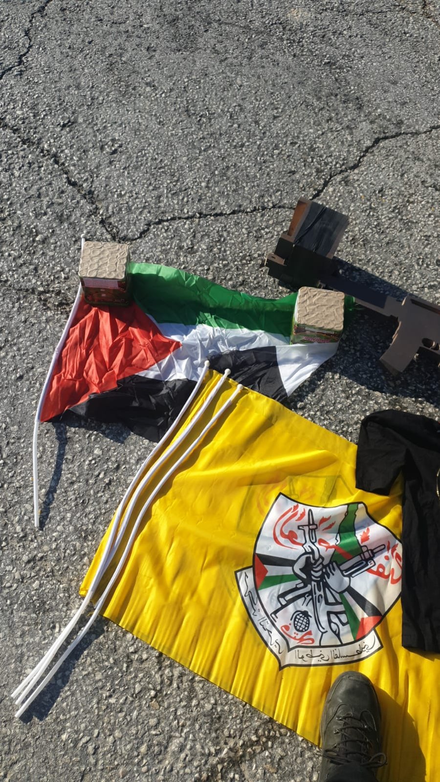 4 פלסטינים נעצרו כשברשותם חומרי הסתה
