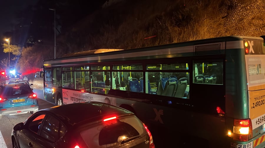 האוטובוס בו אירע הפיגוע