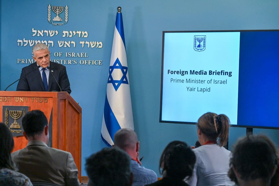 לפיד על הסכם הגרעין: "לא מחייב את ישראל"
