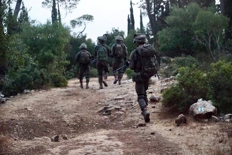 תיעוד מיו"ש: כוחות הביטחון עצרו 5 מבוקשים