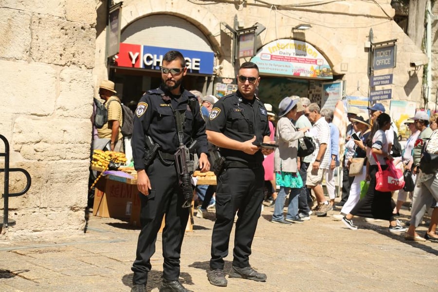 כוחות משטרה בירושלים. אילוסטרציה