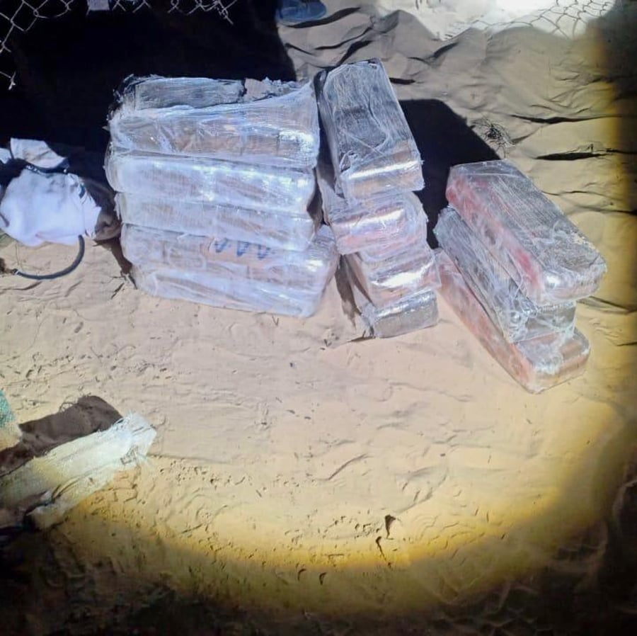 לוחמי צה"ל סיכלו הברחת סמים ענקית בגבול מצרים
