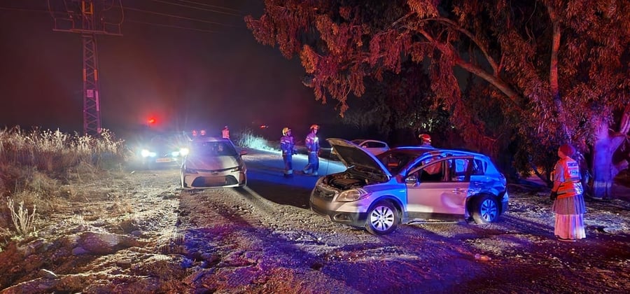 שמונה פצועים בתאונת דרכים קשה סמוך לבית ניר