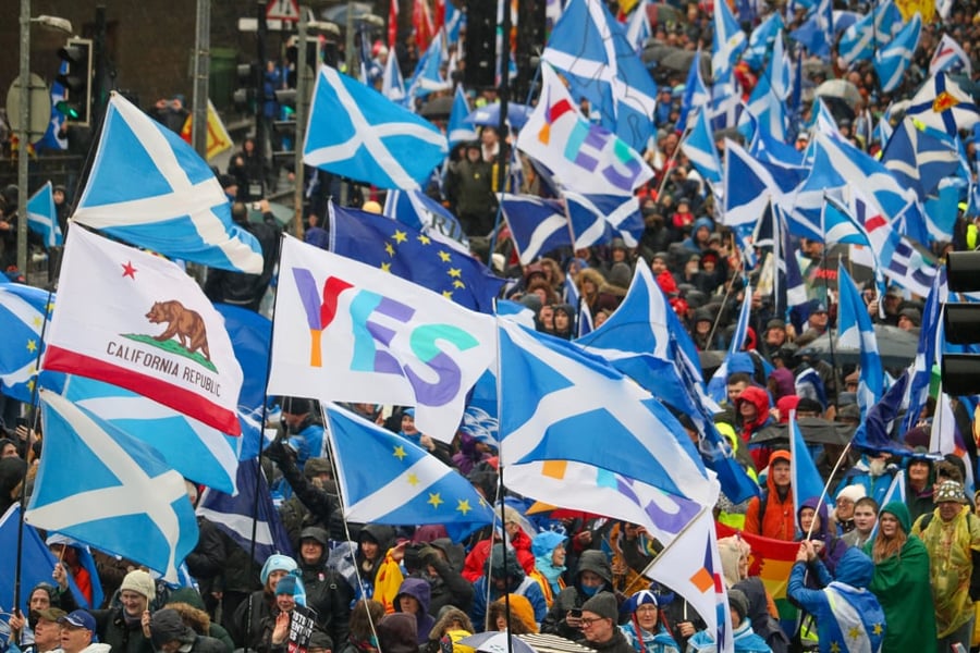 הפגנה לעצמאות סקוטלנד - ארכיון
