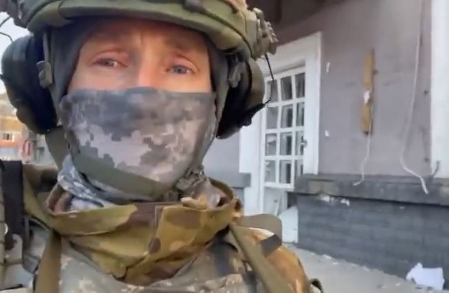 החייל האוקראיני מספר על ההרס