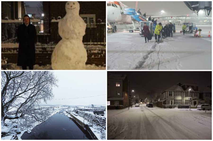 ילדים מתו ומטוסים קפאו: תיעוד מגל הקור שהגיע לממלכה