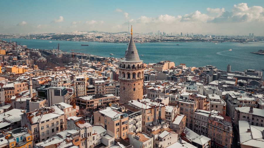 מבט על העיר איסטנבול