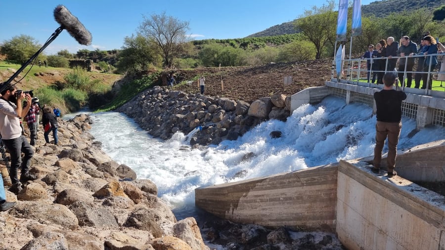 לראשונה בישראל: מים מותפלים מהים התיכון לכנרת