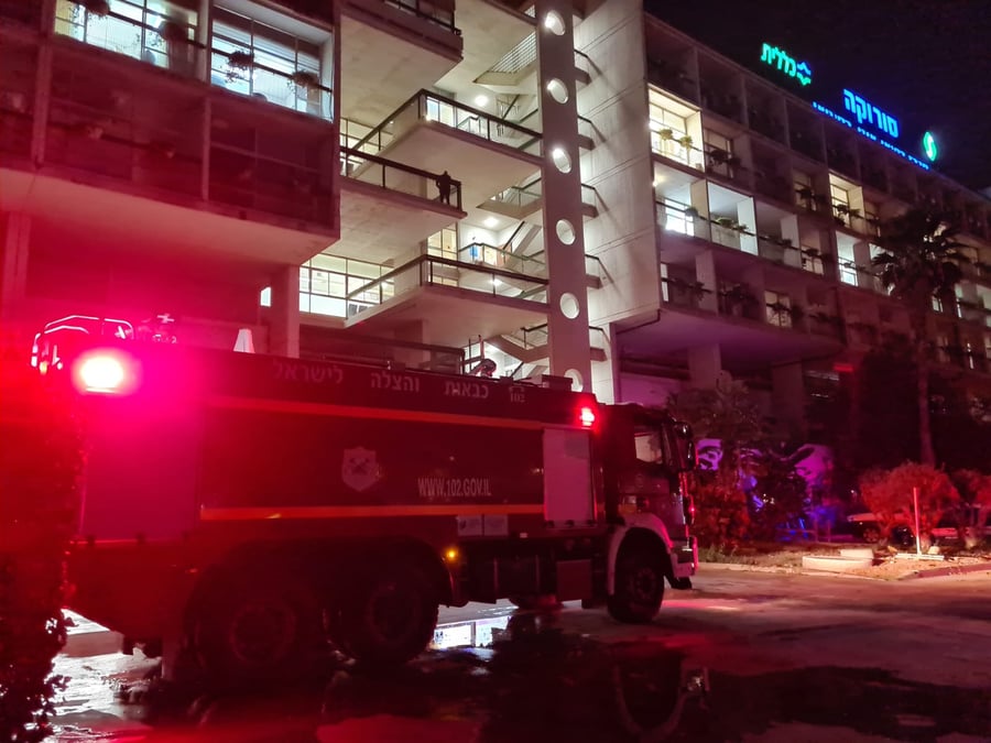 שריפה פרצה בבית החולים 'סורוקה'; מטופל אחד נהרג, שניים נפצעו בינוני