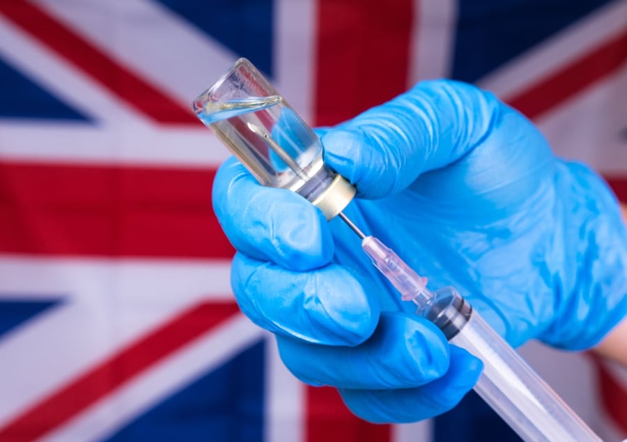 חיסון נגד קורונה בבריטניה