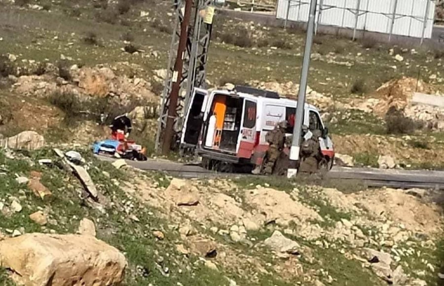 פלסטיני יידה אבנים על לוחמי צה"ל - נורה ונפצע קשה