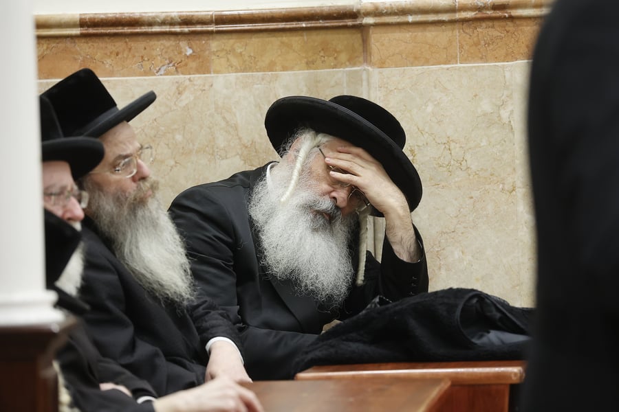 עצרת הספד במלאות שבוע לפטירת רב בית הכנסת של סאדיגורה הגר"י ליברמן זצ"ל