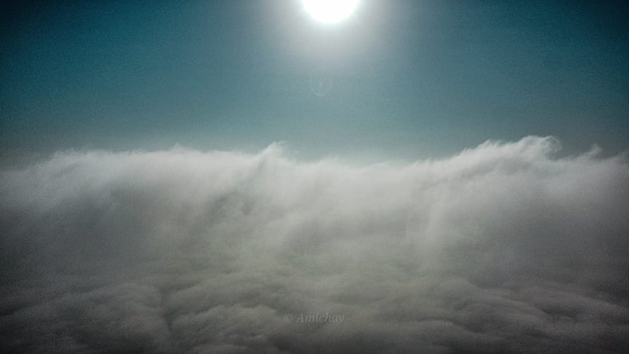תיעוד מטריף: כך נראה הערפל שכיסה את אשדוד - מלמעלה
