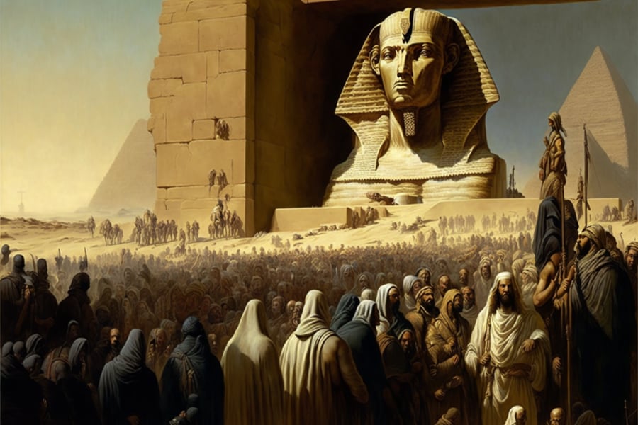 'פרשה בהמחשה': כך נראתה יציאת מצרים ב"עדשת המצלמה"