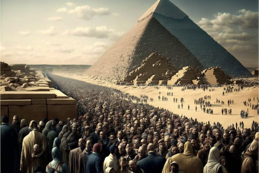 'פרשה בהמחשה': כך נראתה יציאת מצרים ב"עדשת המצלמה"