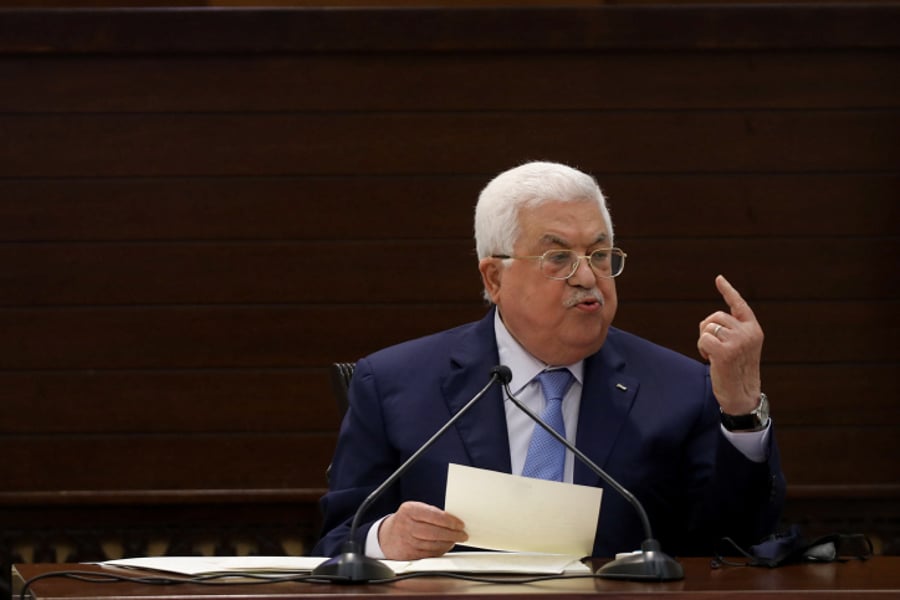 דיווח: יו"ר הרשות הפלסטינית אבו מאזן הודיע על ביטול את התיאום הבטחוני עם ישראל