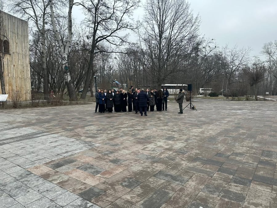 נשיא אוקראינה השתתף בטקס השואה בבאבי יאר