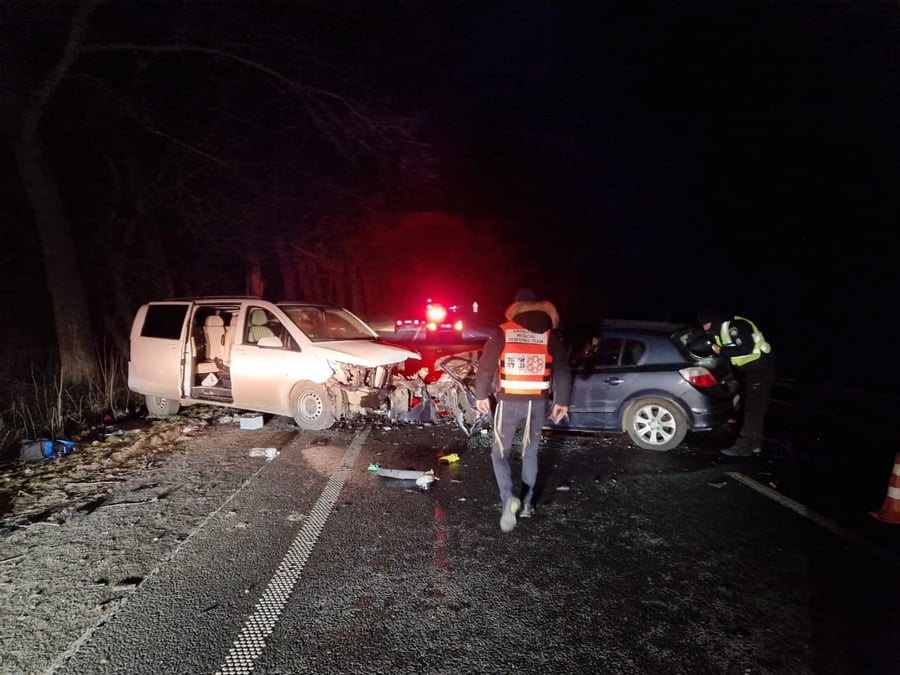הרוג וארבעה פצועים בתאונת דרכים קשה ליד הציון באומן