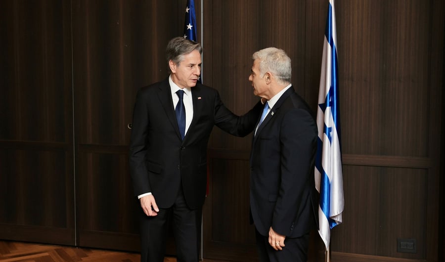 שר הביטחון ומזכיר המדינה האמריקני נפגשו בירושלים