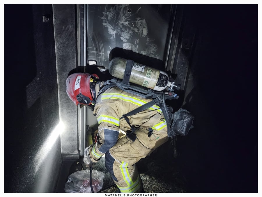שריפה בבאר שבע: אם ובנה הפעוט חולצו במצב קשה