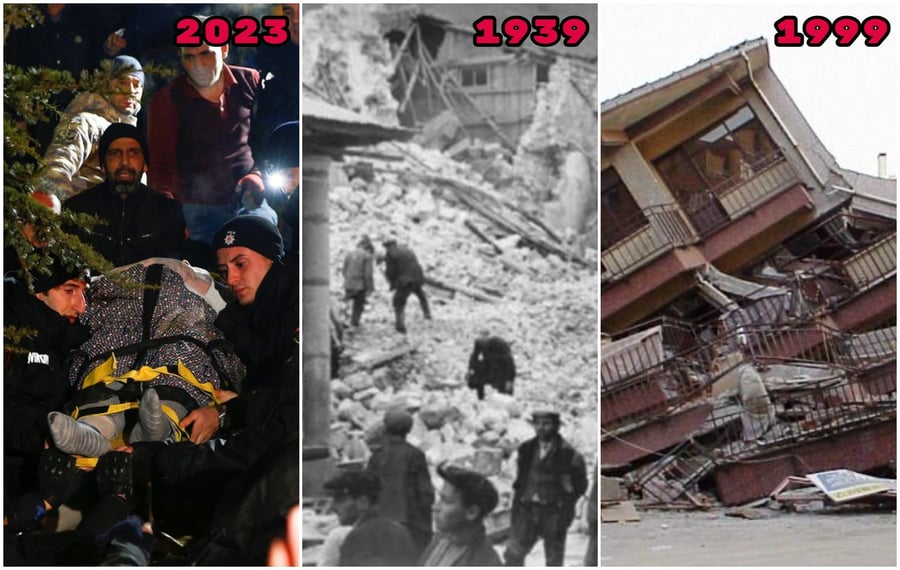 האדמה שוב רעדה? רעידות האדמה העוצמתיות ביותר שידעה טורקיה