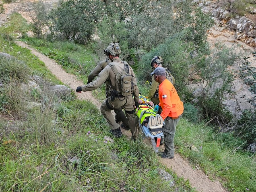 מטייל נפצע בטיול בהרי ירושלים; מסוק הוזנק לאוויר וחילץ