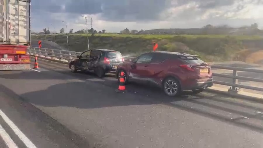 זירת התאונה של לפידות באיילון