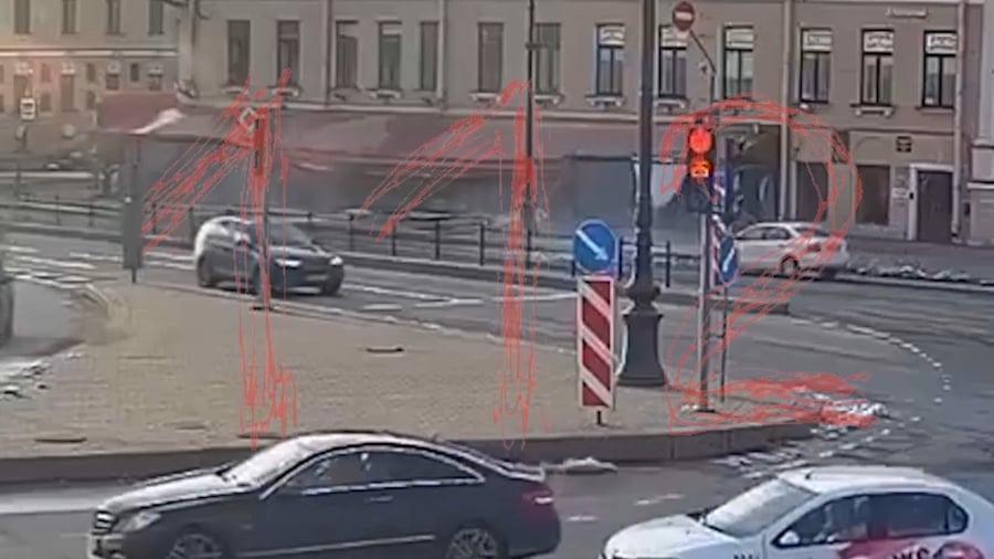 רגע הפיצוץ בבית הקפה