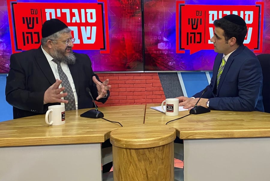 הגאון רבי יהודה דרעי זצ"ל בריאיון לישי כהן באולפן 'כיכר'