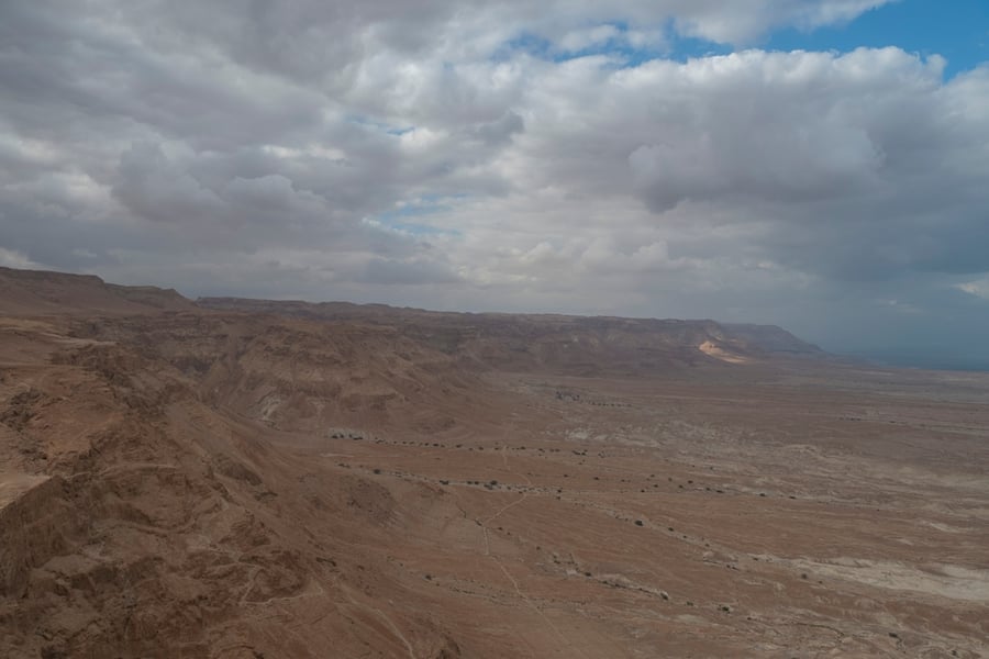 הנוף מפסגת המצדה