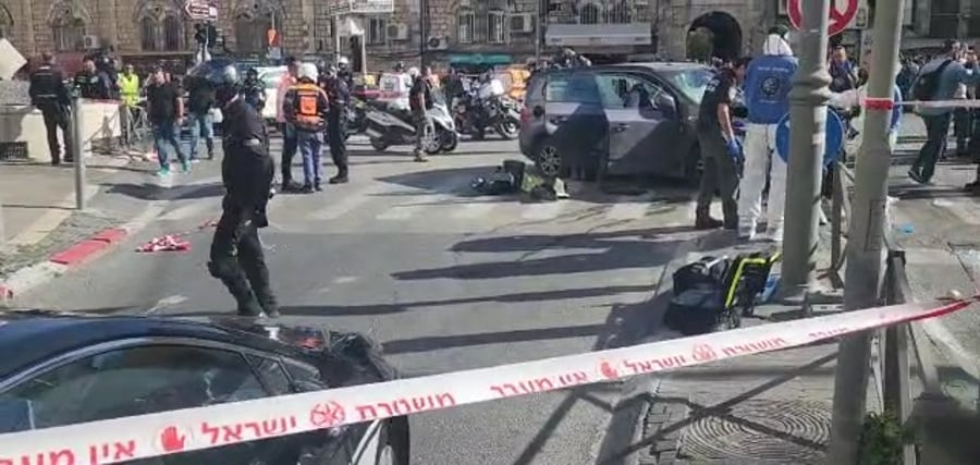 זירת אירוע הדריסה