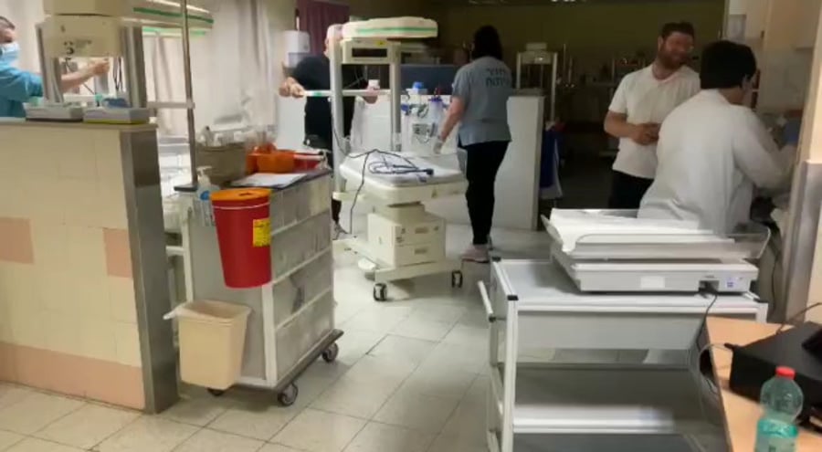 הפינוי בבית החולים