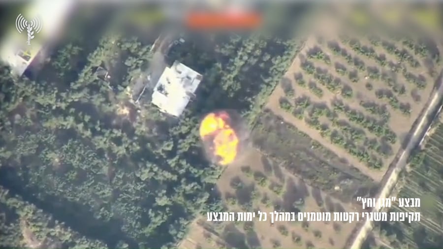 תיעוד מתקיפות משגרי רקטות מוטמנים במהלך כל ימות המבצע