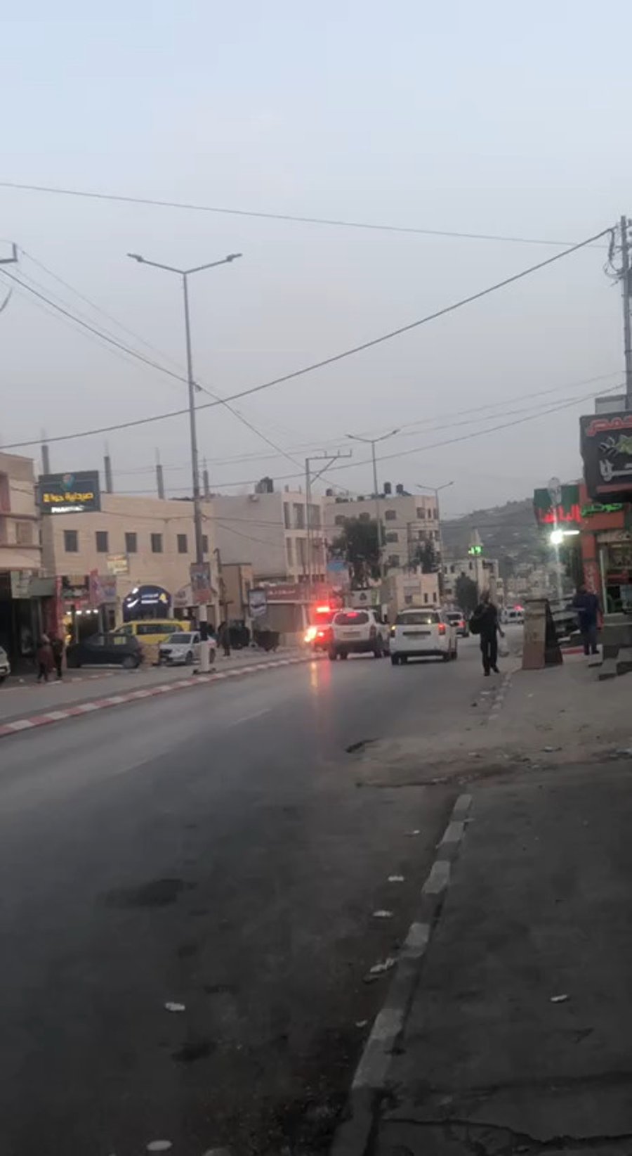 זירת התאונה, הערב