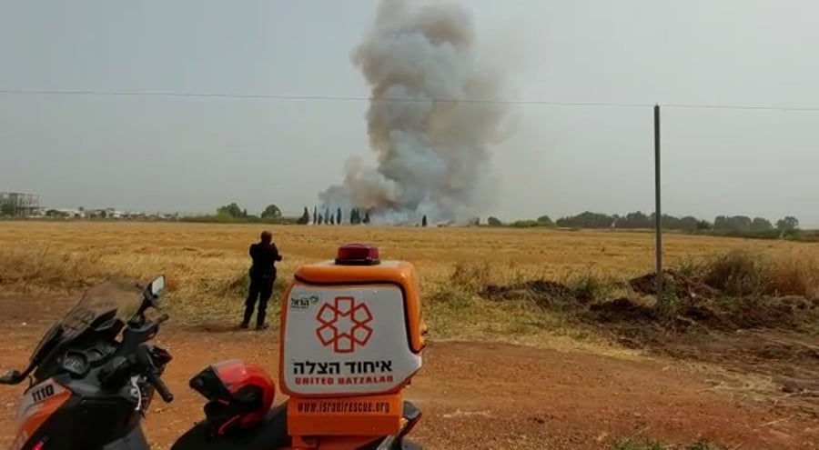 מהשריפה בפתח תקווה