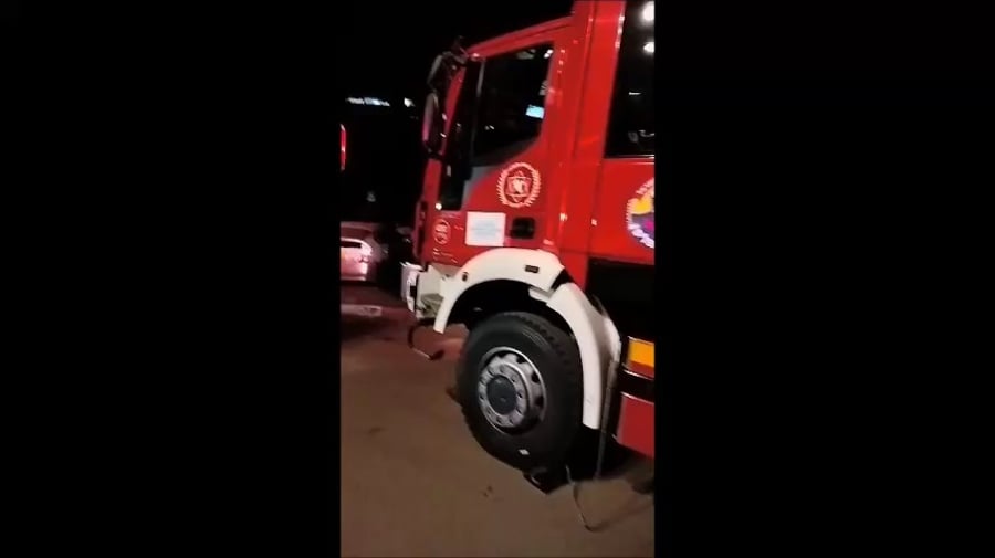 תיעוד מהשריפה