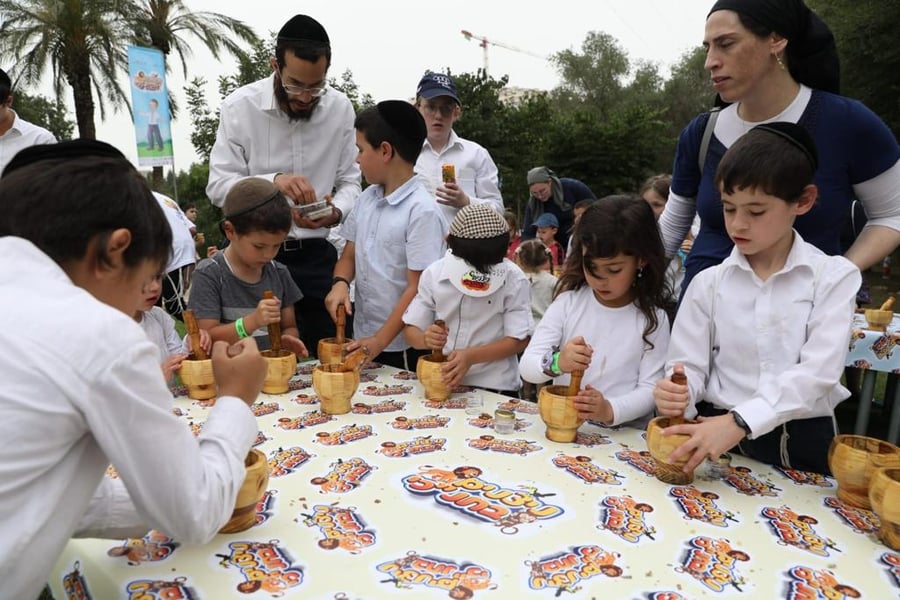 ילדי הצהרונים בירושלים חגגו ביום של הפעלות וכיף בתנכ"י