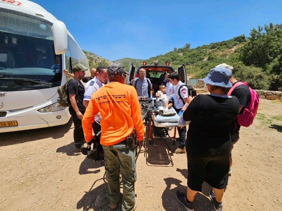 הרי ירושלים: בן 11 נחבל בגופו במהלך הטיול; המתנדבים חילצו אותו