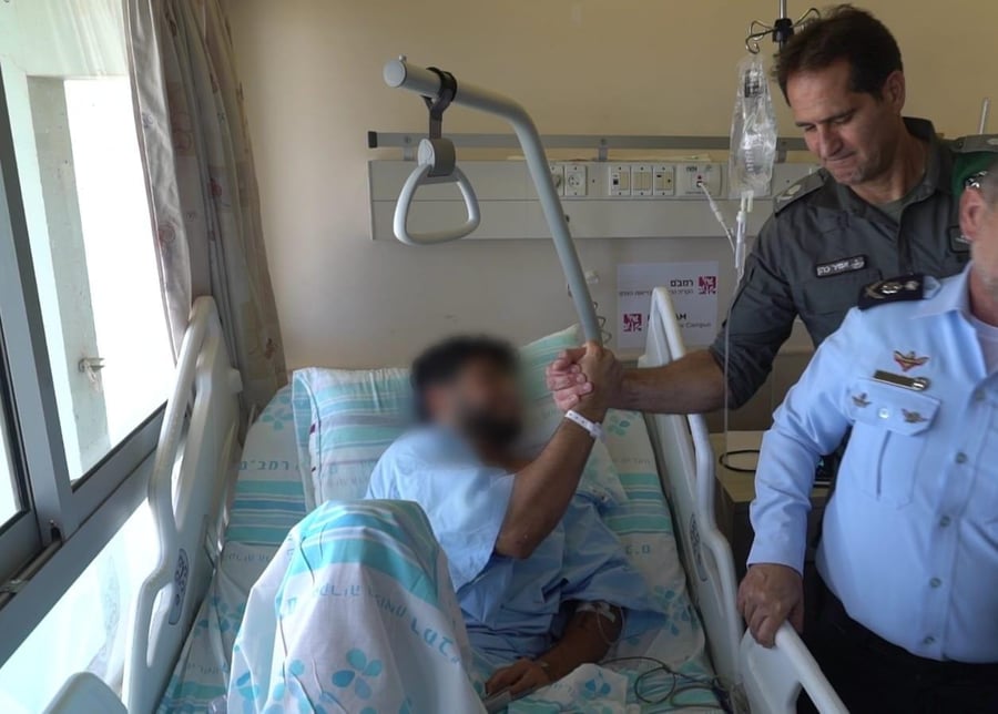 מפכ"ל המשטרה ביקר את הפצועים מהתקרית בג'נין: "אני גאה בכם"
