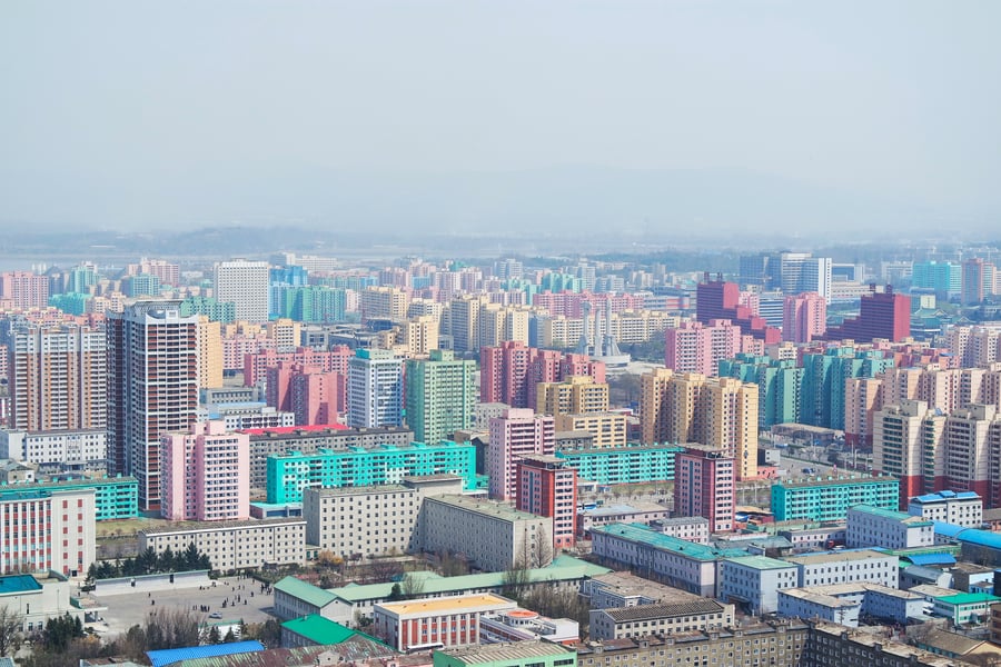 הדירות של פיונגיאנג, בירת צפון קוריאה