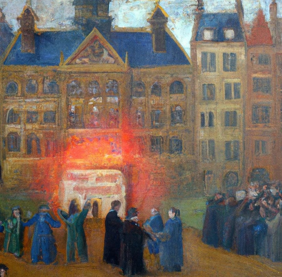 שריפת קרונות של תלמוד ערש"ק חוקת, 1244, פריז
